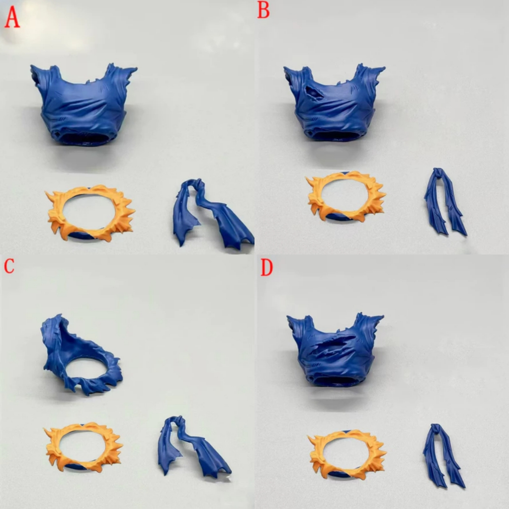เสื้อผ้าที่เสียหาย Super Battle SHF Dragon Ball SHF Super Goku 3.0 SHF Super Saiyan Son Goku