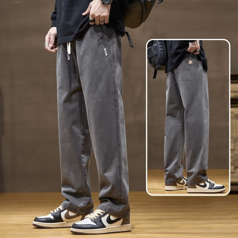 [โปรเด็ด] กางเกงวอมแฟชั่น ✦กระเป๋าข้าง 2 ช่อง✦ สไตล์ย้อนยุค เรียบง่าย ✦กางเกงคาร์โก้ผู้ชาย - รูปที่ 3