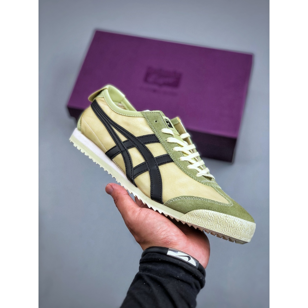 Onitsuka Tiger MEXICO 66 SD Onitsuka Tiger Retro Classic รองเท้าผ้าใบผู้ชายผู้หญิงสไตล์เดียวกัน