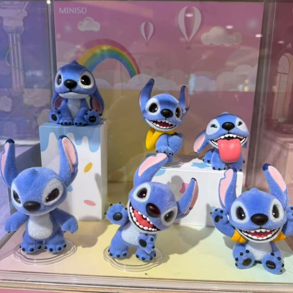 Stitch Star Treasure Series Furry Adventure Mystery Box Figure อินเทรนด์เล่นตกแต่ง