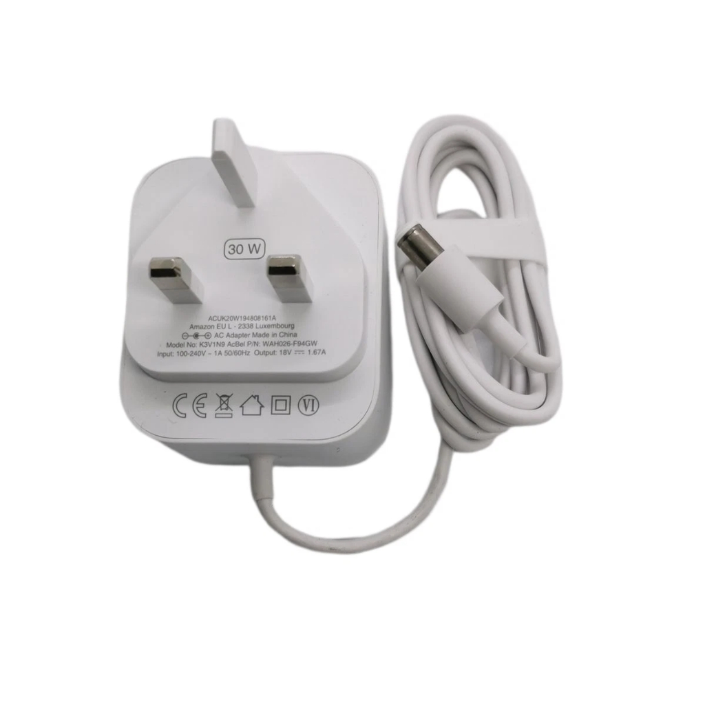18V 1.67A 30W อะแดปเตอร์ AC K3V1N9 สําหรับ Echo Gen 3, Plus Gen 2, Show Gen 2