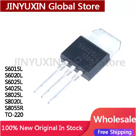 S6015L S6020L S6025L S4025L S8025L S8020L S8055R TO-220 ชิป IC ในสต็อกขายส่ง