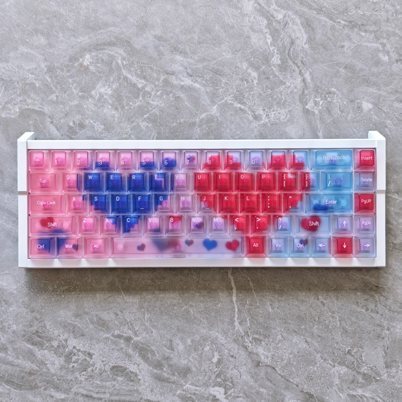 Keycap เฉพาะHeartbeat Keycap Cherry Profile 115 คีย์ Shine ผ่านสําหรับ Cherry MX Switch คีย์บอร์ด RK