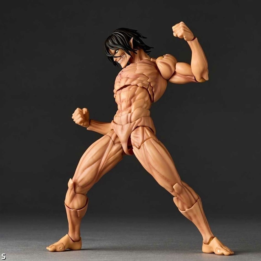 Kaiyodo Revoltech Amazing Yamaguchi Attack on Titan Eren Jaeger Ko รุ่น Gk อะนิเมะ Action Collection
