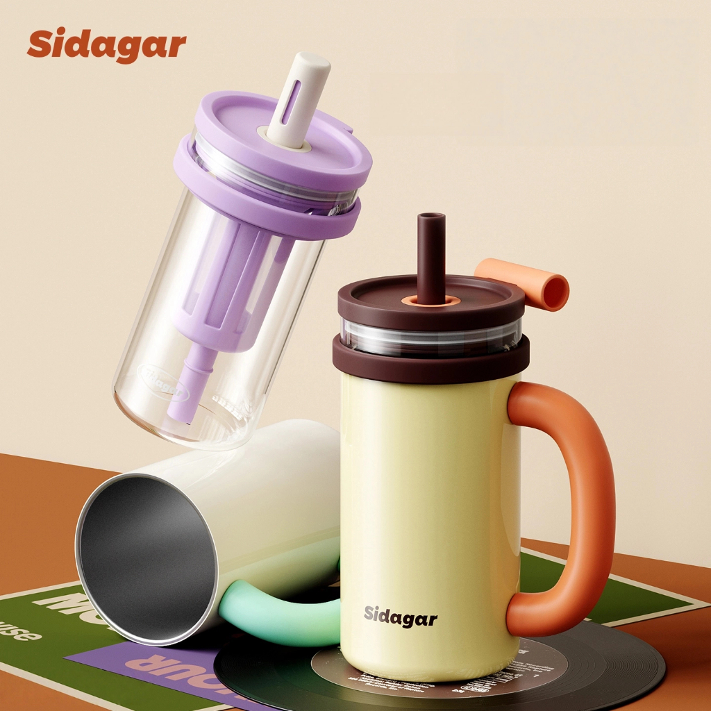 Sidagar Thermos Cup ถ้วยน้ําอเนกประสงค์ 316 สแตนเลสความจุขนาดใหญ่ถ้วยแก้วเหล็ก