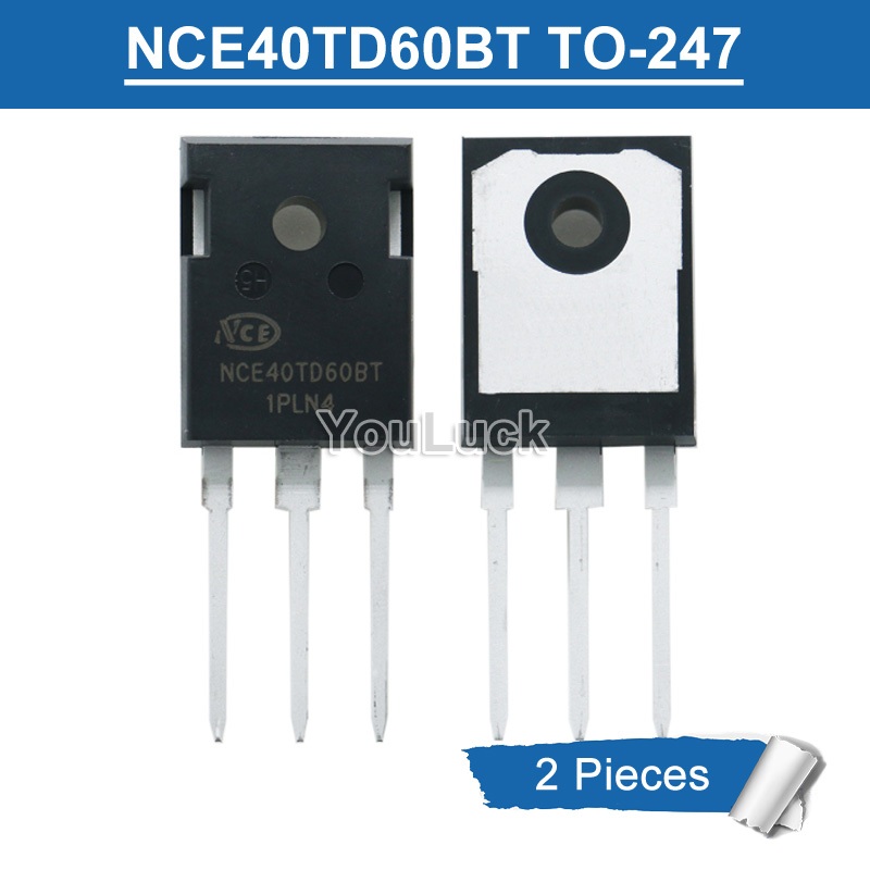 2 ชิ้น Original NCE40TD60BT TO-247 40A/600V IGBT ทรานซิสเตอร์ใหม่