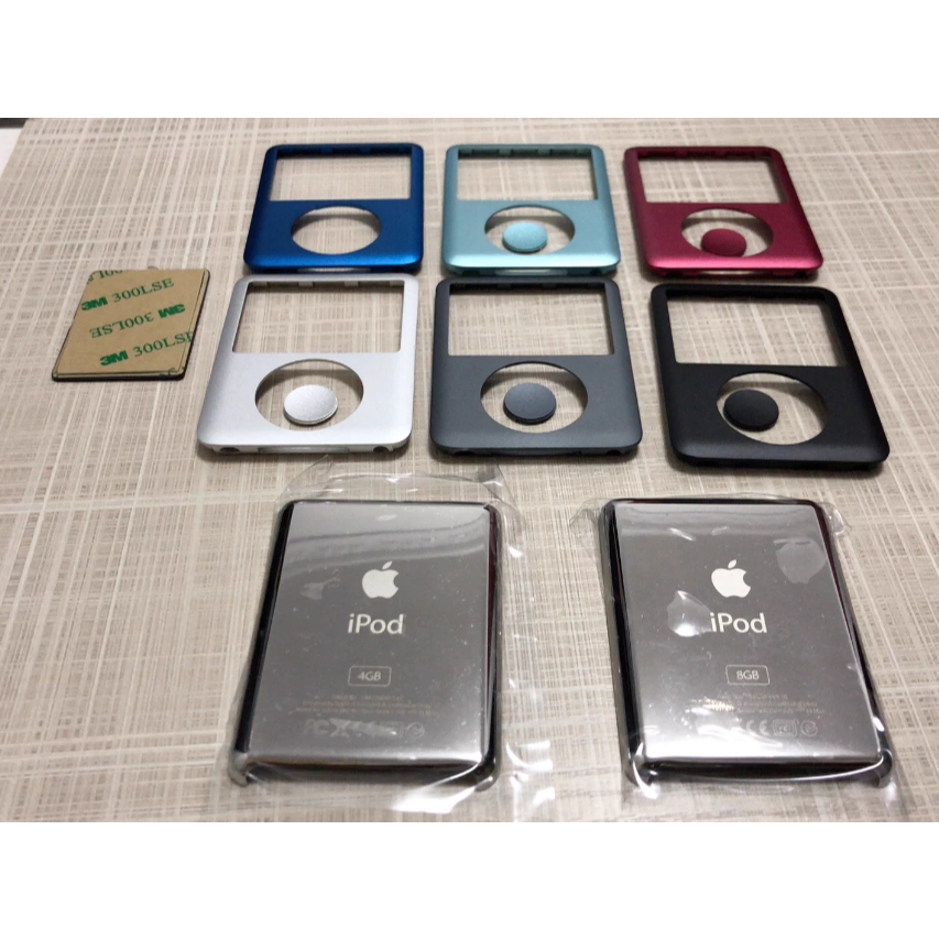 ยี่ห้อใหม่กรณียี่ห้อใหม่ฝาครอบด้านหน้าด้านหลังเหมาะสําหรับ Ipod nano3