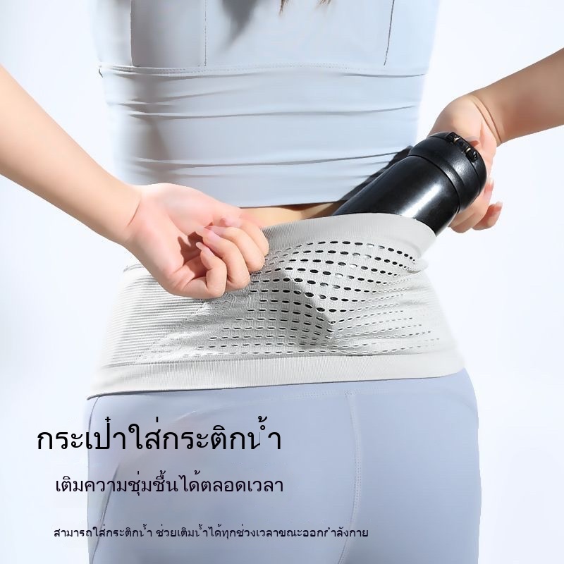 ขี่จักรยานวิ่งกีฬาฟิตเนสกระเป๋าคาดเอว ไม่จํากัดเพศ ออกแบบแฟชั่นจัดเก็บสะดวก