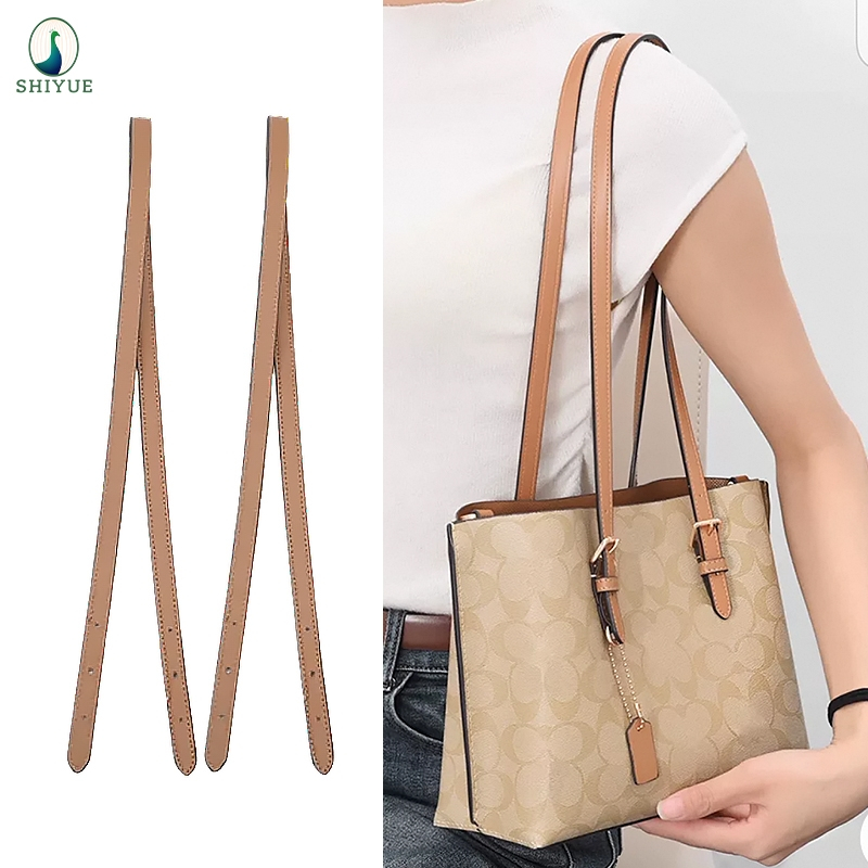 เข็มขัดเสริมพรมแพ็ดหนังแท้บางสำหรับ Coach Mollie 25 Transform Tote Bag