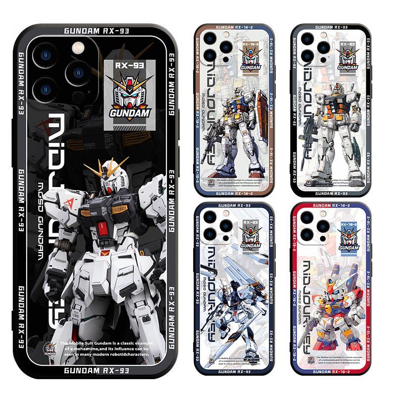 เคสสําหรับ iPhone 11 X XS XR 6 7 8 6S Pro Max PLUS GUNDAM TPU Cover Soft Case