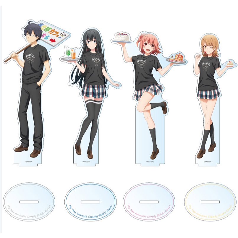 My Youth Romantic Comedy Is Wrong As I Expected Acrylic Stand Hachiman Yukino Anime Figure Display