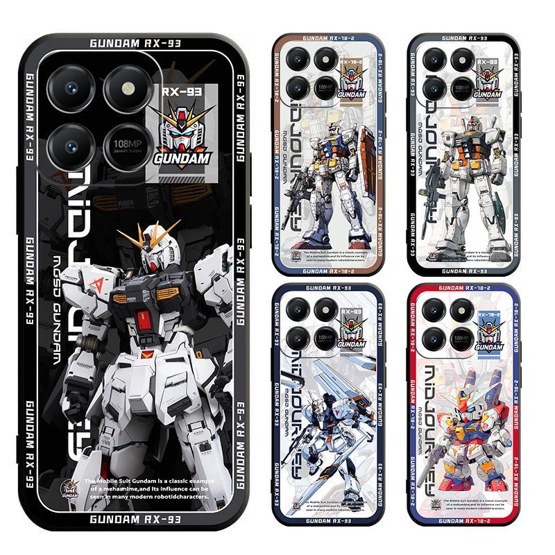 เคสสําหรับ Honor X8C X8B X8A X7D X6C X7C X6B X6A X5B Plus 4G GUNDAM Matte Case ปกอ่อน
