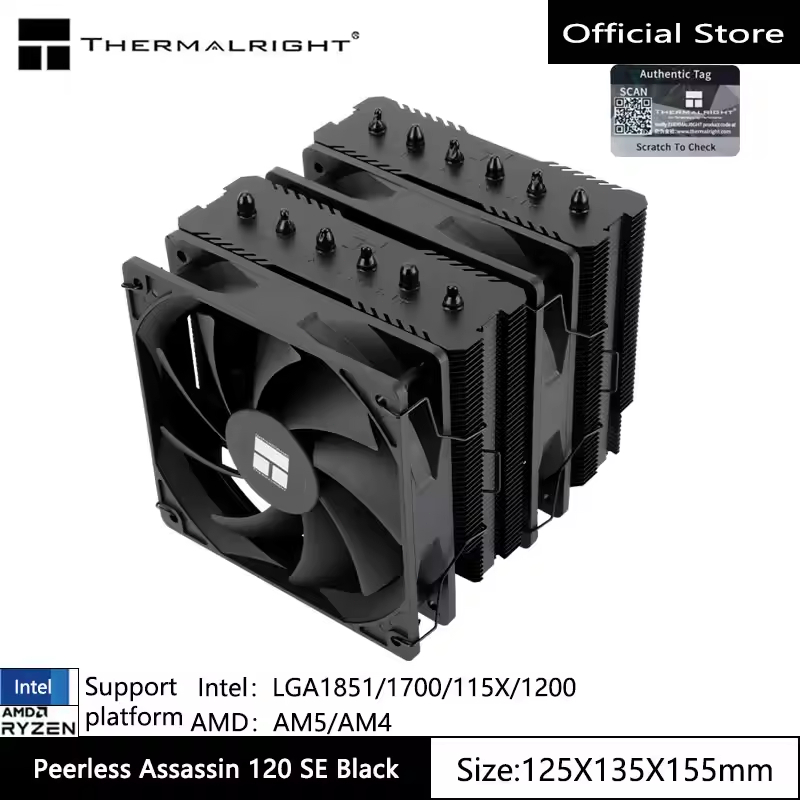 Thermalright Peerless Assassin PA120 SE cpu cooler 120 SE/120 SE BLACK /120 SE ARGB/120 SE สีขาว หน่