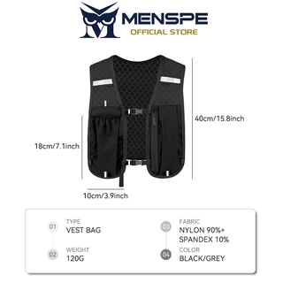MENSPE กระเป๋าเป้กีฬากลางแจ้ง กันน้ำ กระเป๋าเป้จักรยาน เป้สะพายหลังสำหรับปีนเขา