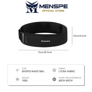 Menspe กระเป๋าคาดเอววิ่งมืออาชีพเข้ากันได้กับโทรศัพท์ภายใต้ 7.2 นิ้วกีฬาสําหรับเดินท่องเที่ยวกระเป๋าคาดเอวจ๊อกกิ้ง