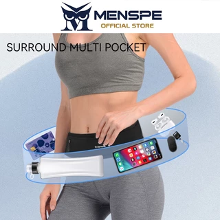 Menspe กระเป๋าคาดเอววิ่งมืออาชีพเข้ากันได้กับโทรศัพท์ภายใต้ 7.2 นิ้วกีฬาสําหรับเดินท่องเที่ยวกระเป๋าคาดเอวจ๊อกกิ้ง