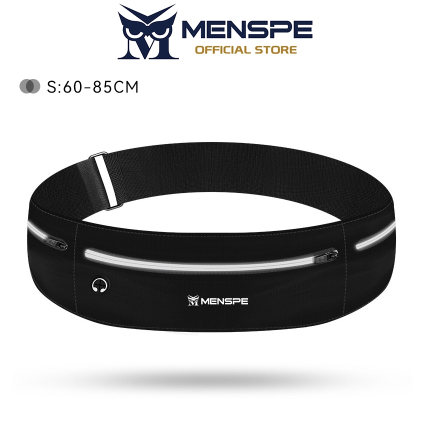 MENSPE กีฬากระเป๋าคาดเอวกระเป๋ากระเป๋าเข็มขัดวิ่งจ๊อกกิ้ง Fanny Pack พร้อมแถบสะท