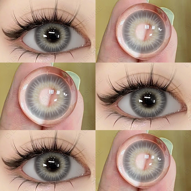 【COD】eyeshare คอนแทคเลนส์สี ATLANTIS ซีรีส์ สีเทา 1 คู่/คอนแทคเลนส์/คอนแทคเลนส์รายปี คอนแทคเลนส์สีธร
