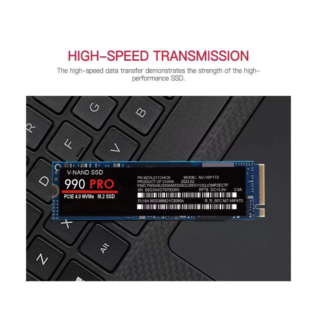 PCIe 4.0 NVMe M.2 SSD ( 500GB / 1TB/ 2TB / 4TB )/ภายใน SSD Storage/Storage Disk Drive