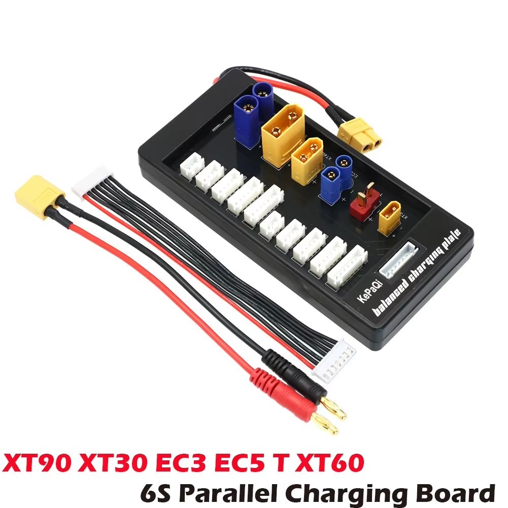 XT90 XT30 EC3 EC5 T XT60 6S Connector Lipo แบตเตอรี่ Charger 2-6S สําหรับ Imax B6 B6AC IDST Q6 Lite 