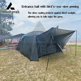 Mount peak เต็นท์ตั้งแคมป์กลางแจ้ง [waterproof cloth] ทำจากผ้ากันน้ํา ใช้ได้ในทุกสภาพอากาศ