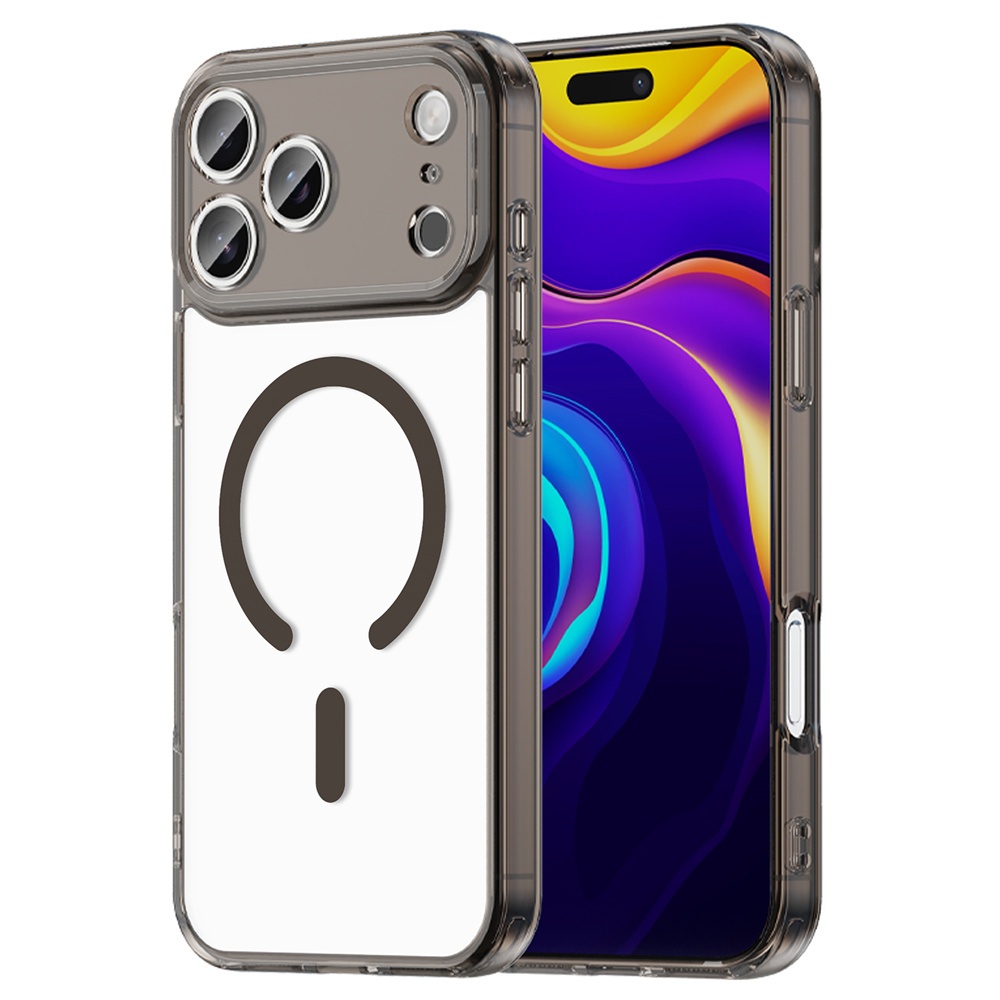 Magnetic Clear Case สําหรับ iPhone 17 Pro Max 17 Air i17 โปร่งใสกันกระแทก Hard เคสโทรศัพท์