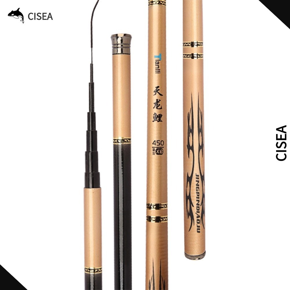 CISEA F341 เบ็ดตกปลา คันชิงหลิว รอกหยดน้ํา คันเบ็ด คัน ul คันเบส คันสไลด์ ตกปลา