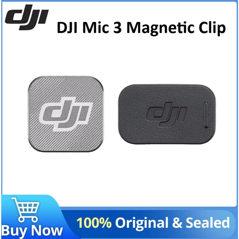 แม่เหล็กไมโครโฟน DJI Mic 3, คลิปแม่เหล็ก, และแม่เหล็กคลิป, อุปกรณ์เสริมไมโครโฟน DJI ของแท้