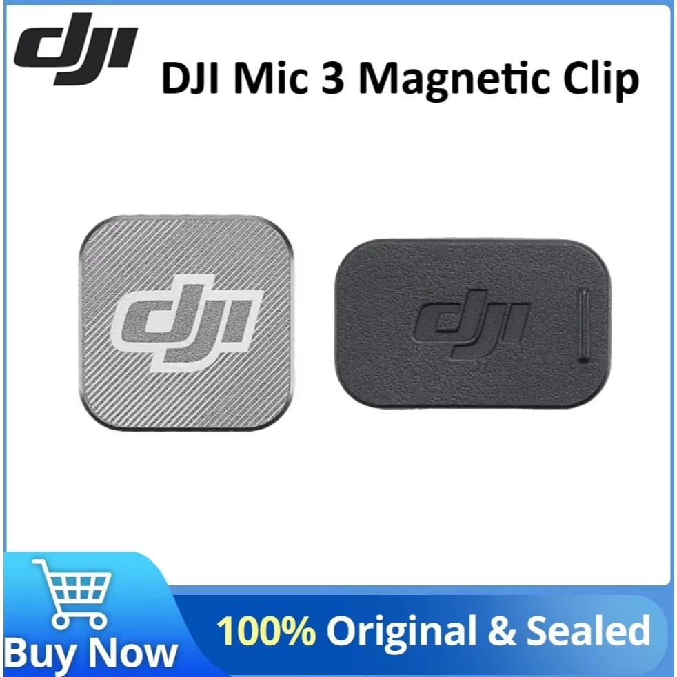 แม่เหล็กไมโครโฟน DJI Mic 3, คลิปแม่เหล็ก, และแม่เหล็กคลิป, อุปกรณ์เสริมไมโครโฟน DJI ของแท้