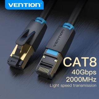 Vention cat8 Ethernet cable RJ45 40Gbps 2000MHz LAN super speed LAN cable for laptop PC network 1m 1.5m 2m 3m 5M 8M 10m 15m 20m 30m Cat 8 outdoor LAN cable