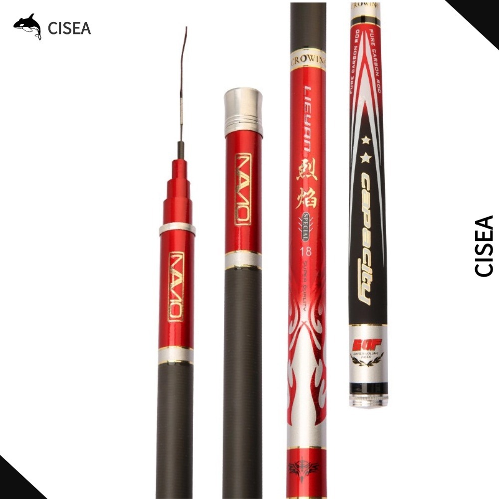 CISEA F352 เบ็ดตกปลา คันชิงหลิว รอกหยดน้ํา คันเบ็ด คัน ul คันเบส คันสไลด์ ตกปลา