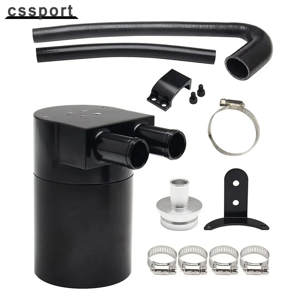 SADE ถังเก็บน้ํามันอลูมิเนียม พร้อมท่อหม้อน้ําซิลิโคน สําหรับ BMW N20 N26 Black OCC-1032-BK