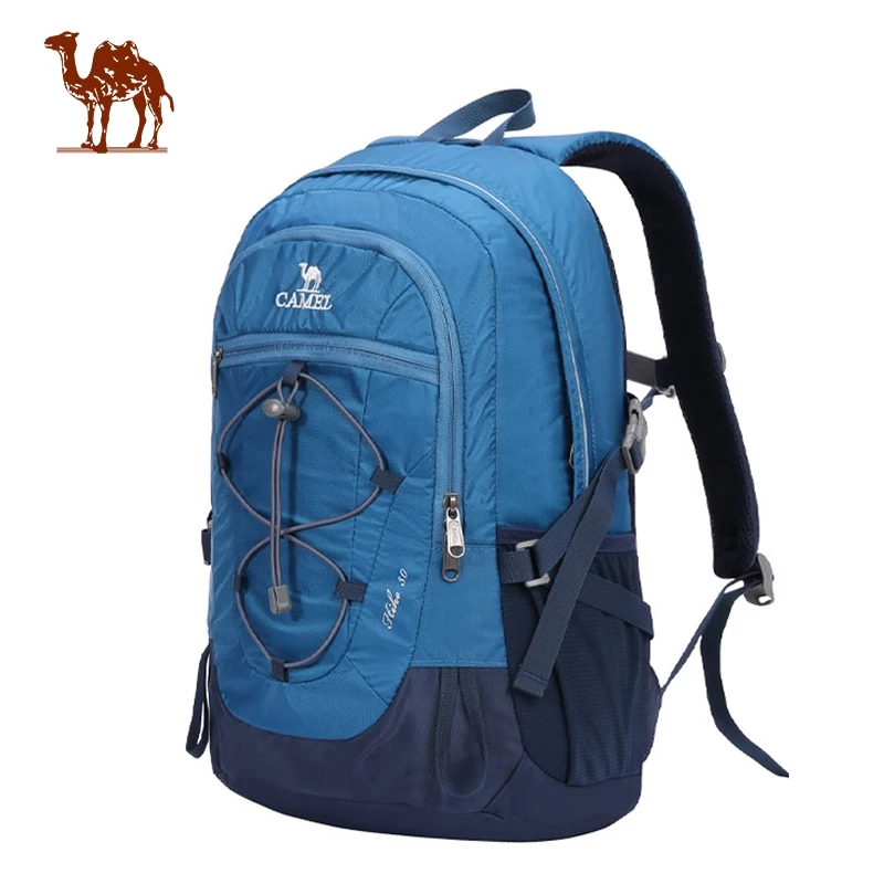 CAMEL CROWN กระเป๋าเป้สะพายหลังกันน้ำสำหรับเดินป่ากลางแจ้งสำหรับผู้ชายและผู้หญิง