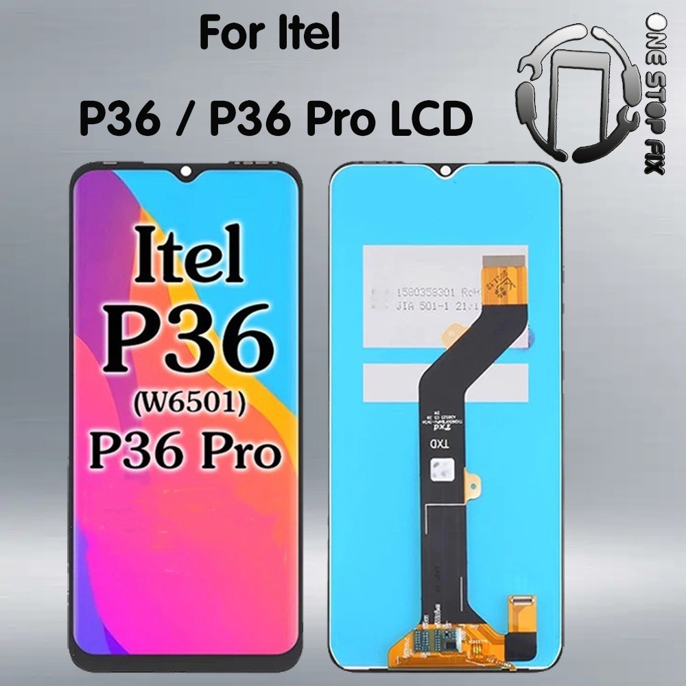 สําหรับ Itel P36 P36 Pro จอแสดงผล LCD เปลี่ยนหน้าจอสัมผัส