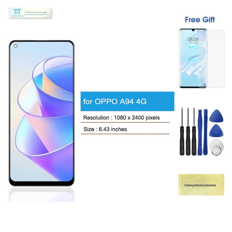 <พร้อมกรอบ> จอ lcd for OPPO A94 4G/ 5G หน้าจอ แท้ OLED/Amoled