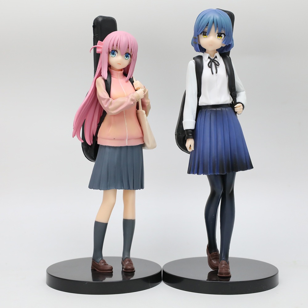 Bocchi the Rock ขนาด 22 ซม.! อะนิเมะรูป Gotoh Hitori Yamada Ryo พร้อมกีตาร์ PVC Action Figures รูปปั้นคอลเลกชันตกแต่งตุ๊กตาของเล่น