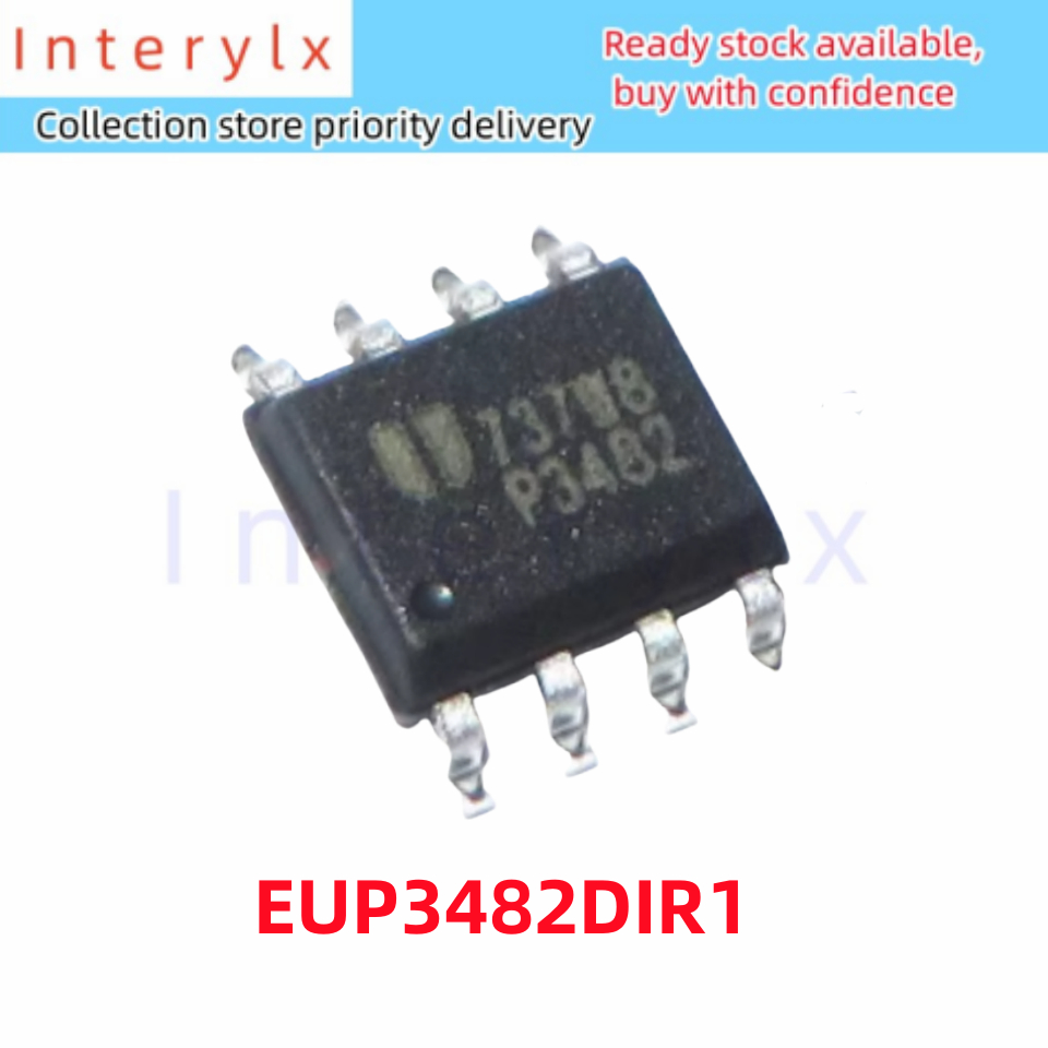 2 ชิ้น/ล็อตใหม่เอี่ยม EUP3482 P3482 EUP3482DIR1 3482A DC-DC Converter SOP-8