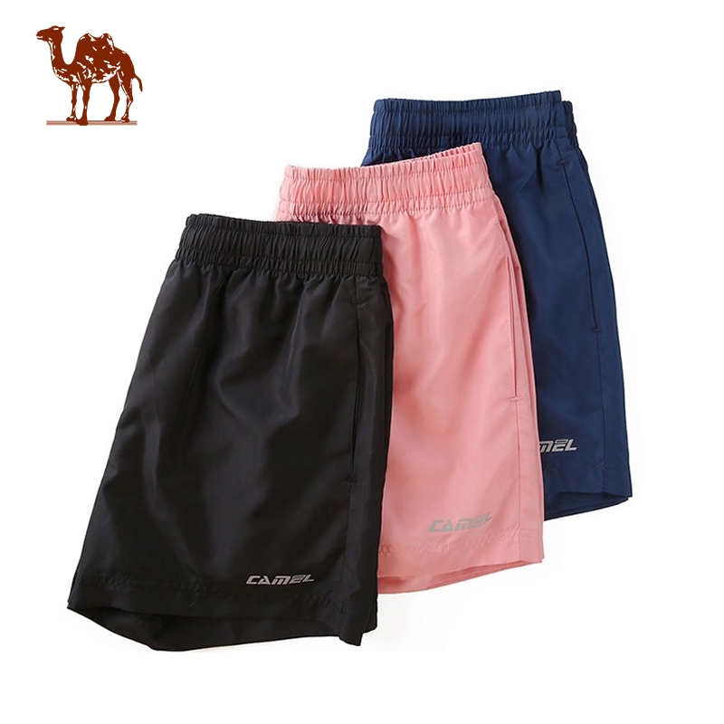 CAMEL CROWN กางเกงขาสั้นลําลอง ทรงหลวม สีพื้น สําหรับผู้หญิง