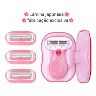 Mini Removedor De Pêlos Feminino Gillette Venus Sensitive – 3 Lâminas Revestidas De Diamante , Lubrastrip Para Deslizame