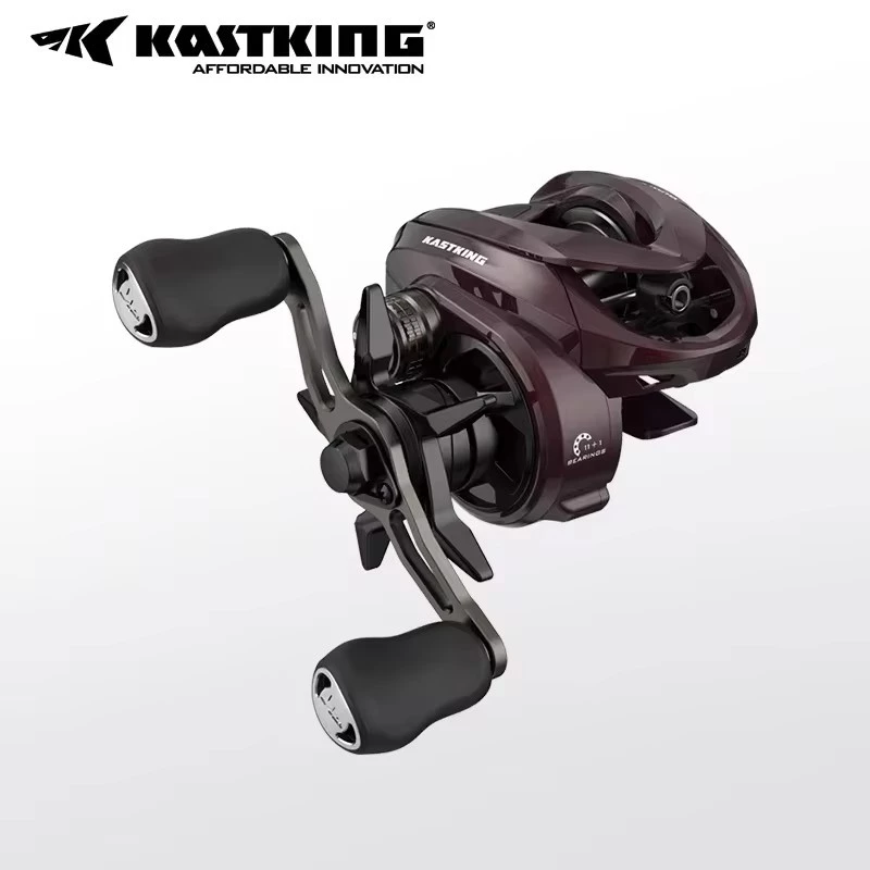 KastKing Valiant Eagle II PRO รอกตกปลาสำหรับเหยื่อระบบ finesse แบบ baitcasting กำลังลาก 6KG สปีด 8.4:1 เหมาะสำหรับการตกปลานาย่าและpike