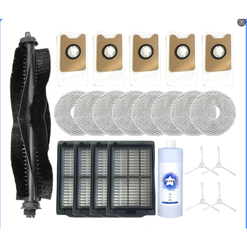 Airbot X40 Ultra/Master Robot เครื่องดูดฝุ่นแปรงม้วนถุงเก็บฝุ่นกรองขอบแปรงเช็ดอุปกรณ์ผ้า