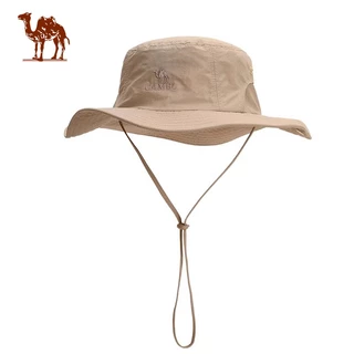 CAMEL CROWN หมวกบักเก็ตกันแดดกลางแจ้งสำหรับผู้ชาย