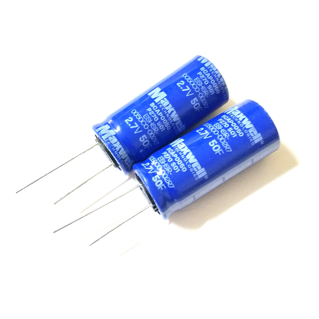 1PCS maxwell 2.7 V50F Super Capacitor การรั่วไหลต่ํา 2.7v 50f BCAP0050 P270 T01