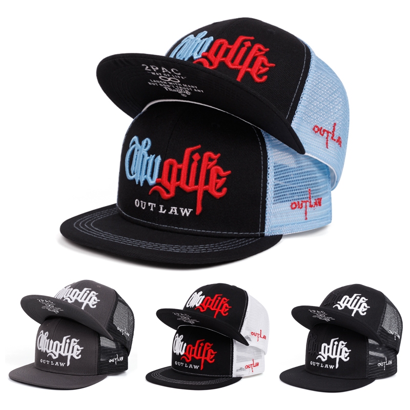 Sumbrero cap สําหรับผู้ชายและผู้หญิง 2PAC หมวกเบสบอลปักลาย snapback หมวกเยาวชน Hip Hop หมวกวินเทจ