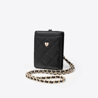 Seagloca เคสซิปหนังที่มีพื้นผิวพร้อมสายรัดโซ่ที่ถอดออกได้อเนกประสงค์สำหรับผู้หญิง 43