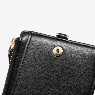 Seagloca เคสซิปหนังที่มีพื้นผิวพร้อมสายรัดโซ่ที่ถอดออกได้อเนกประสงค์สำหรับผู้หญิง 43