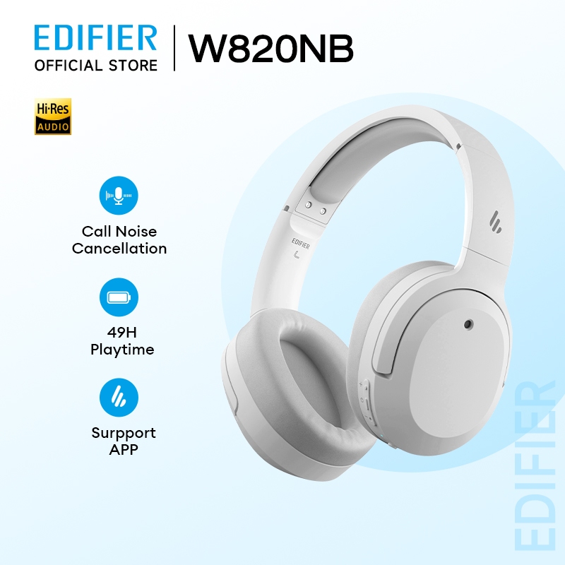 EDIFIER W820NB  หูฟังตัดเสียงรบกวน  หูฟังไร้สาย FULL-SIZE  รองรับ LDAC
