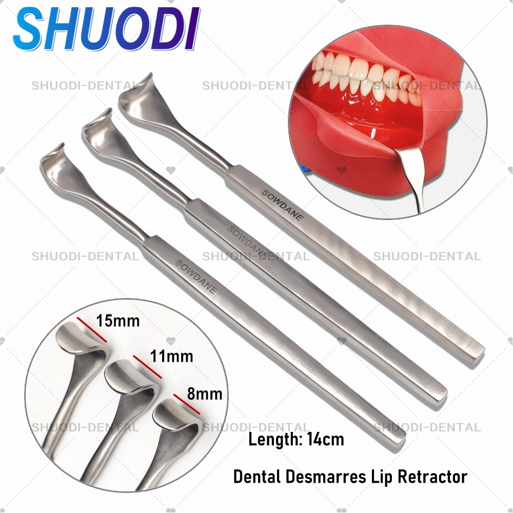 ทันตกรรม Implant Desmarres Lip Retractor Cheek Retractor ปากเปิดสแตนเลส Autoclavable