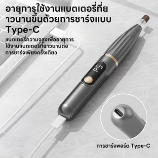 INSMART เครื่องเจียเล็บไฟฟ้า เครื่องขัดเล็บและขจัดผิวที่ตายแล้ว ตะไบไฟฟ้า เครื่องขัดเล็บไฟฟ้า