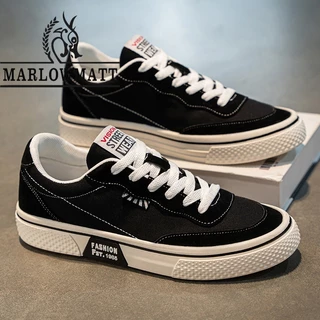 รองเท้าลําลองผู้ชาย Marlowmatt | เทรนด์แฟชั่น | สไตล์สไตล์ใหม่ | กันลื่นระบายอากาศ | รองเท้าผ้าใบนักเรียนชาย